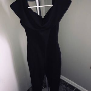Black long bodysuit
